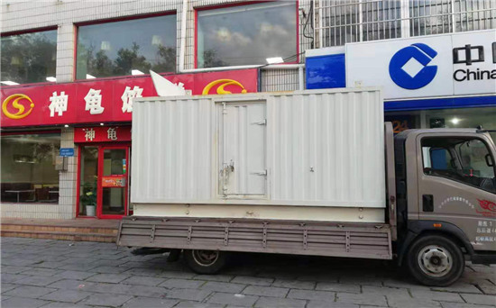 龙楼镇出租发电机施工案例